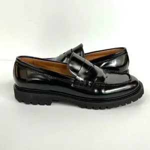 Thursday Boot Company Shoes Thursday Black Leather Lug Sole